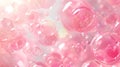 Transparent pink bubble background Royalty Free Stock Photo