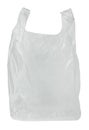 Transparent plastic bag