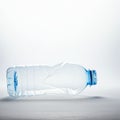 Transparent plastic bottle recycling image on white background Royalty Free Stock Photo