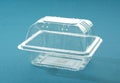 Transparent plastic box