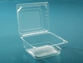 Transparent plastic box