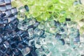 Transparent plastic resin Royalty Free Stock Photo