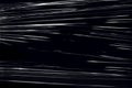A transparent plastic wrap with a stretch on black background. Royalty Free Stock Photo