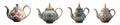 Transparent or PNG Image of Ancient Tea Pot Pack Royalty Free Stock Photo