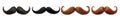 Transparent or PNG Image of Man Mustachio Pack Royalty Free Stock Photo