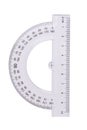 Transparent protractor