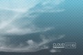 Realistic spindrift cloud