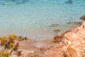 Transparent sea in Capo Coda Cavallo Royalty Free Stock Photo