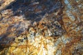 Transparent sea water, rocks, minerals background Royalty Free Stock Photo
