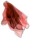 Transparent silk foulard Royalty Free Stock Photo