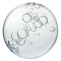 Transparent Sphere with Bubbles Royalty Free Stock Photo