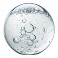 Transparent Sphere with Bubbles Royalty Free Stock Photo