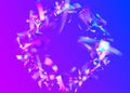 Transparent Texture. Crystal Art. Falling Glitter. Retro Prism. Royalty Free Stock Photo