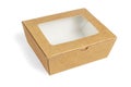 Transparent Top Paper Box Royalty Free Stock Photo