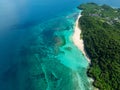 Puka Shell Beach. Boracay, Philippines. Royalty Free Stock Photo