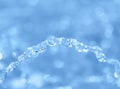 Transparent water jet as background Royalty Free Stock Photo