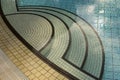 Transparent water of pool