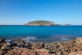 Transparent waters in the cala compte, Ibiza