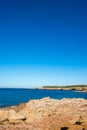 Transparent waters in the cala compte, Ibiza