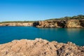 Transparent waters in the cala compte, Ibiza