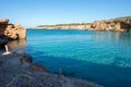 Transparent waters in the cala compte, Ibiza