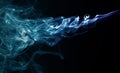 Transparented colorful cloud of smoke Royalty Free Stock Photo