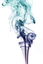 Transparented colorful cloud of smoke Royalty Free Stock Photo