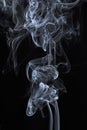 Transparented white cloud of smoke Royalty Free Stock Photo