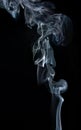 Transparented white cloud of smoke Royalty Free Stock Photo