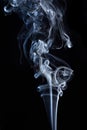 Transparented white cloud of smoke Royalty Free Stock Photo