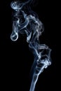 Transparented white cloud of smoke Royalty Free Stock Photo