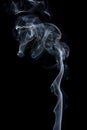 Transparented white cloud of smoke Royalty Free Stock Photo