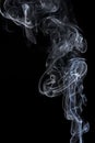 Transparented white cloud of smoke Royalty Free Stock Photo