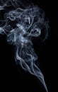 Transparented white cloud of smoke Royalty Free Stock Photo