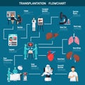 Transplantation Flowchart Layout