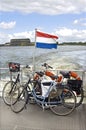 Transport of Bicycles across the river, Netherlands
