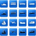 Transport buttons Royalty Free Stock Photo