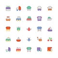 Transport Colored Vector Icons 8