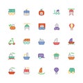 Transport Colored Vector Icons 3