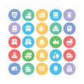 Transport Colored Vector Icons 4