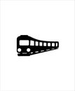 Transport flat icon,vector best transport icon,train flat design icon. Royalty Free Stock Photo