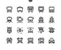 Transport Front View Well-crafted Pixel Perfect Vector Solid Icons