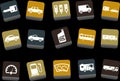 Transport Icon Set Royalty Free Stock Photo