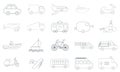 Transport icon set vector illustration. Can be used for web and mobile apps.