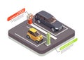 Transport Isometric Composition
