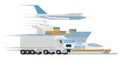Transport Logistics Distributor Cargo Freight Art