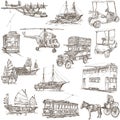 Transport pack - Freehand, Orginal sketches