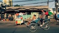 Transport by pedicab at Ho Chi Minh city