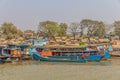 Transport ships on Irrawaddi river