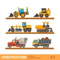 Transport and tool for construction